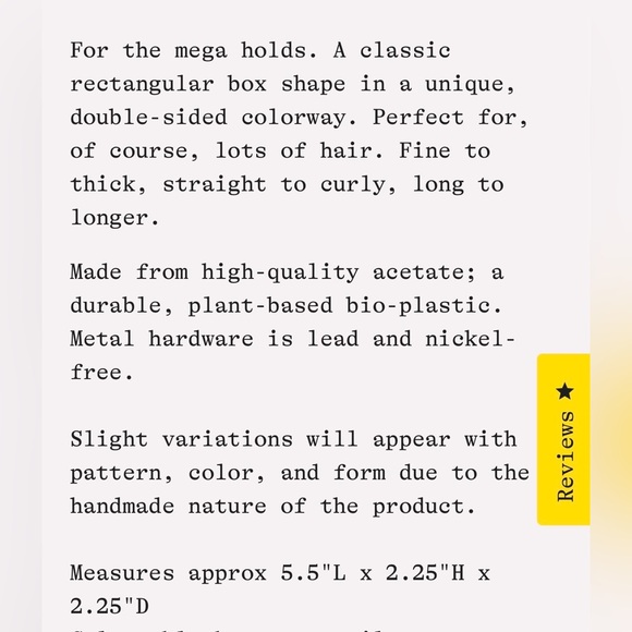 BUNDLE OF 2 - NWT Chunks Jumbo Box Claw (Brown/Lilac & Black/Taupe) - Picture 9 of 9